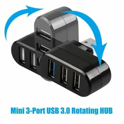 High Speed 3 Port USB 3.0 Multi HUB Splitter Expansion Desktop PC Laptop Adapter - view 3