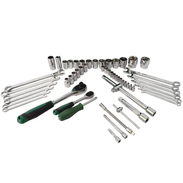 61-Piece Mechanics Tool Set, Socket Tool Set - Including Ratchet Set Metric Drive Socket Wrenches Set - view 2