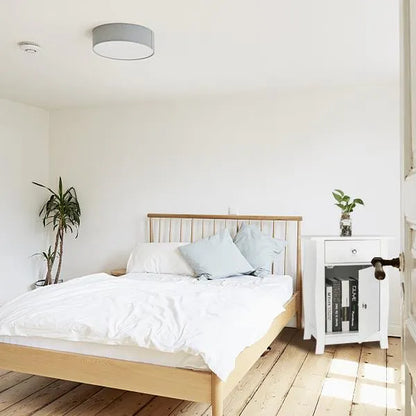 Single Door Bedside Cabinet with A Drawer White - view 9