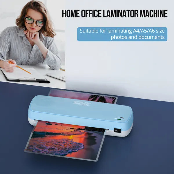 Laminator Machine With 10 Sheets - Fast Warm-Up For A4/A5/A6 Documents & Photos - Office, School, Home Use - view 3