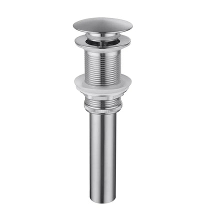 Bathroom Sink Drain Without Overflow, Vessel Sink Lavatory Vanity Pop-Up Drain Stopper, 304 Stainless Steel - view 4