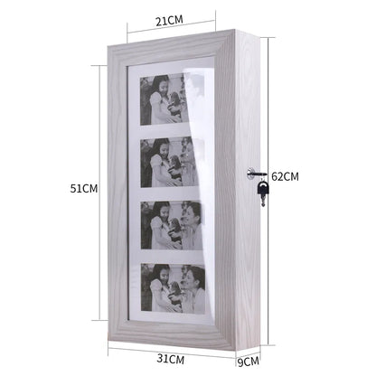 Free shipping Jewelry Organizer Wall/Door Mounted Lockable Jewelry Cabinet with Mirror Space Saving Jewelry Storage - view 5