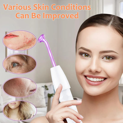 High Frequency Wand 'C Violet Portable Skin Therapy Machine For Anti-Aging - Skin Tightening - Wrinkle Reducing - view 2
