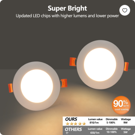 12-Pack 4 Inch Ultra-Thin LED Recessed Ceiling Light With Junction Box, 2700K-5000K Dimmable Color Changing Downlight - view 5