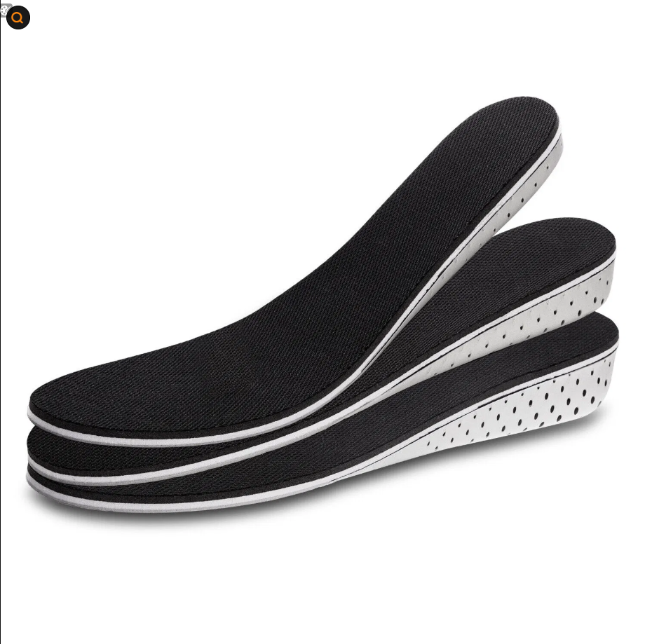 Men Women Invisible Height Increase Insoles Heel Lift Taller Shoe Inserts Pad US - view 4