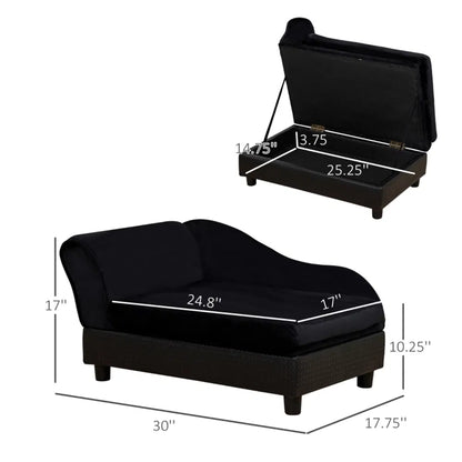 Dog Bed / Rattan Pet Sofa - view 4