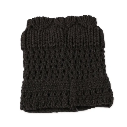 Women Winter Crochet Knit Leg Warmers - view 2