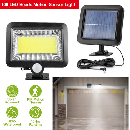 Outdoor Solar Wall Light,Motion & Light Sensor Activated,100 LED Beads,IP65 Waterproof - view 9