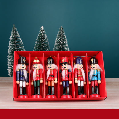 Christmas Nutcracker Soldier 6-piece Set Nutcracker Ornaments - view 6