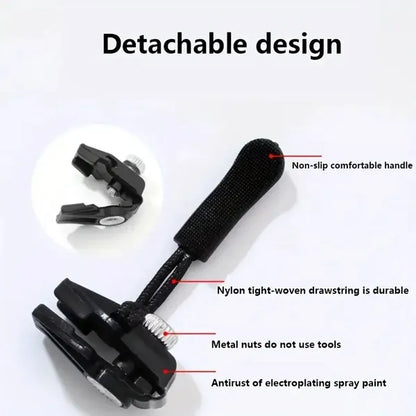 36 Zipper Repair Kit, Quick Installation Of Zipper Head, Removable Replacement Zipper Top, Exchange Plastic Zipper Pull - view 4