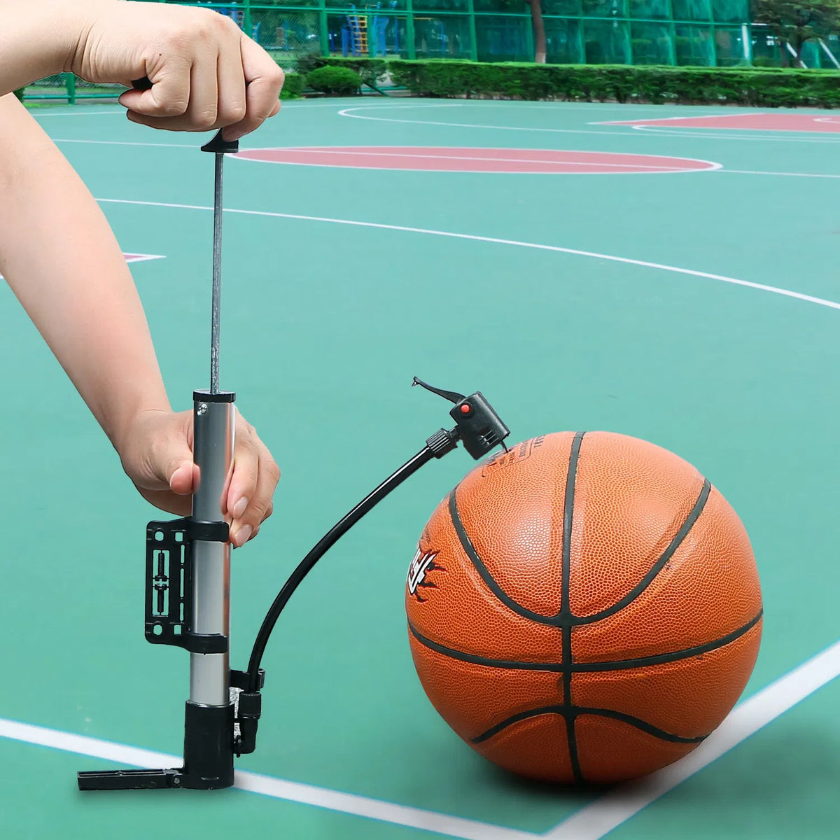 Mini Bike Portable Bicycle Tire Inflator Ball Air W Mount Frame For Mountain Road Bike - view 5