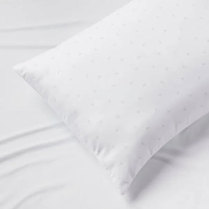 Standard/Queen Soft Machine Washable Plush Pillow White - view 4