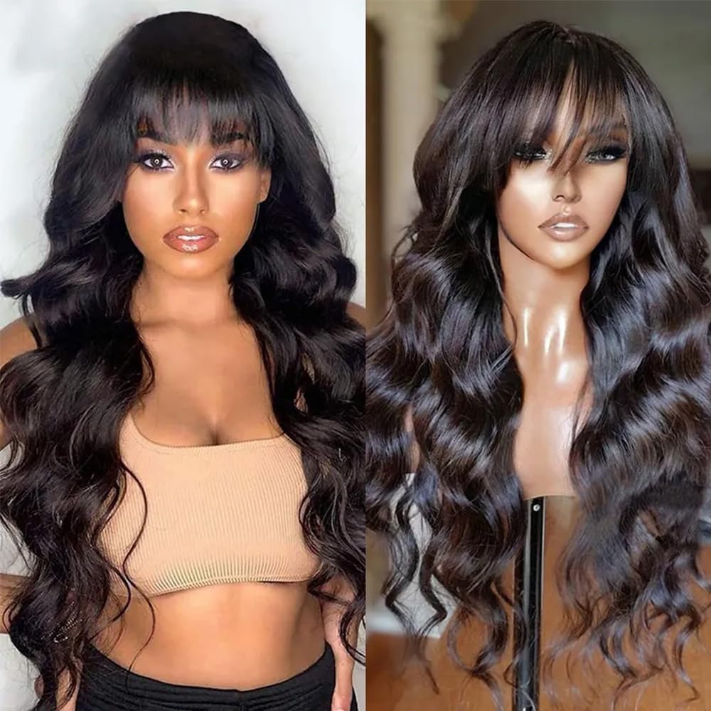 Full Machine Made Wig Body Wave Natural Color Density - view 6