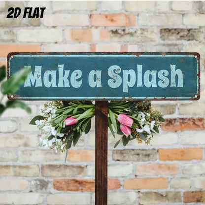 Aluminum Sign Decorative Wall Hanging For New Year Valentine Gift Home Ornament - view 2