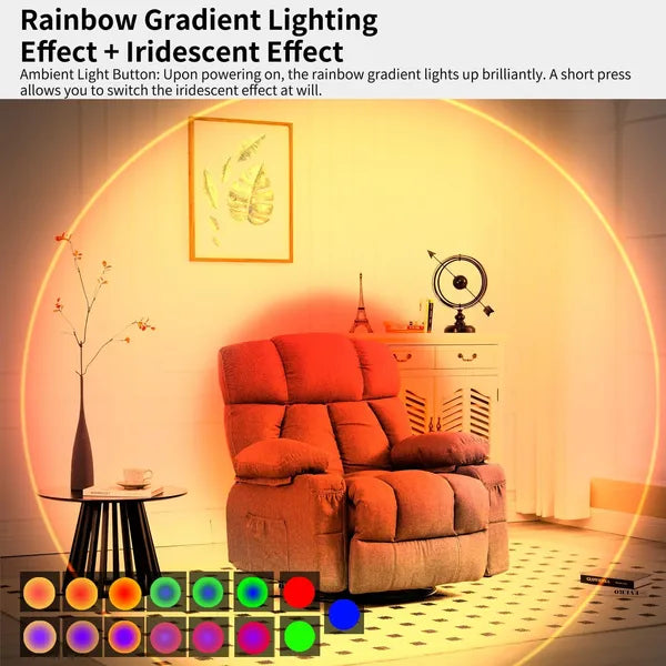 4pcs Rechargeable LED Night Light Wall Lamp Commercial StrobeLight Multi-color Mode Dimmable Indoor Light Magnetic - view 5