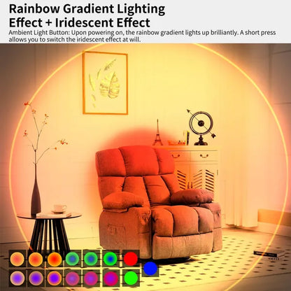 4pcs Rechargeable LED Night Light Wall Lamp Commercial StrobeLight Multi-color Mode Dimmable Indoor Light Magnetic - view 5