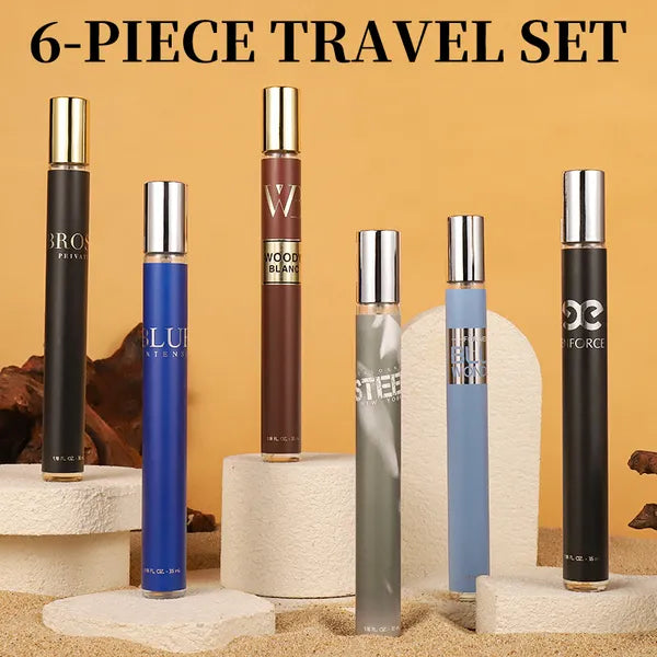 6pcs Set, 1.18fl.oz 35ml Each Bottle, Men's Eau De Toilette Spray, Long-Lasting Perfume, 6 Different Scent - view 6