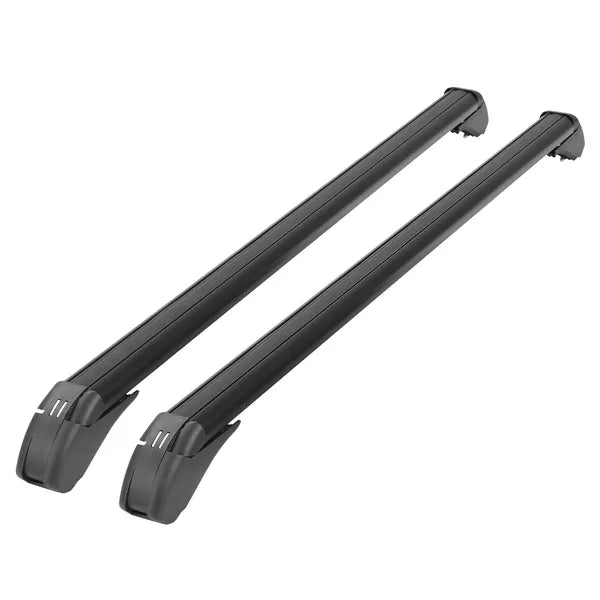 2PCS Universal 110cm/43-inch Car Roof Rack Cross Bar W / Anti-Theft Lock Adjustable Window Frame 2 Versions Random - view 5