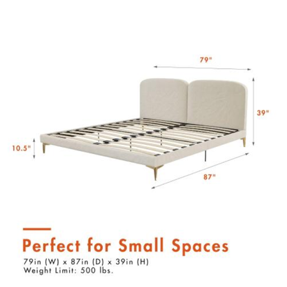 Coco Upholstered Bed - view 5