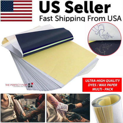 Tattoo Transfer Paper Stencil Carbon Thermal Tracing Hectograph Supplies Sheets - view 3