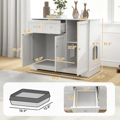 Cat Litter Box, Cat Litter Box Enclosure - view 2