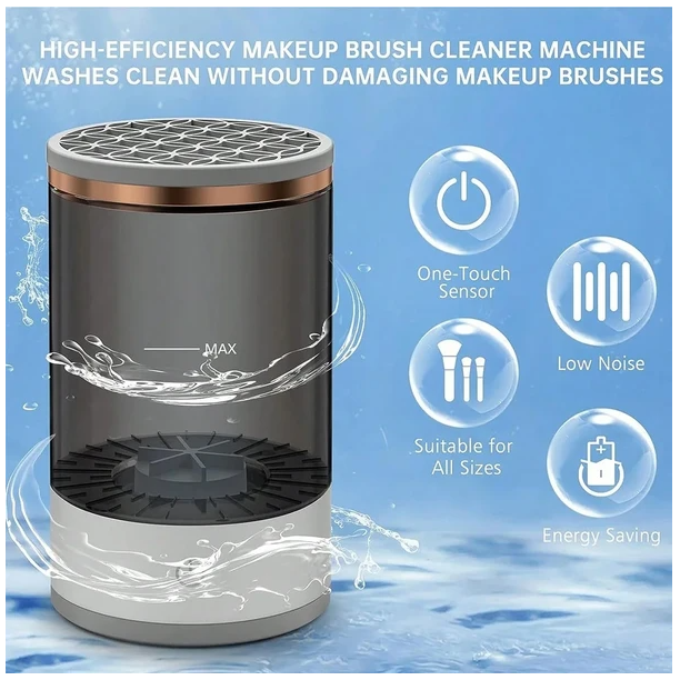 Automatic Brush Cleaner Electric Makeup Brush Cleaning Machine Fast Clean Dryer - view 3