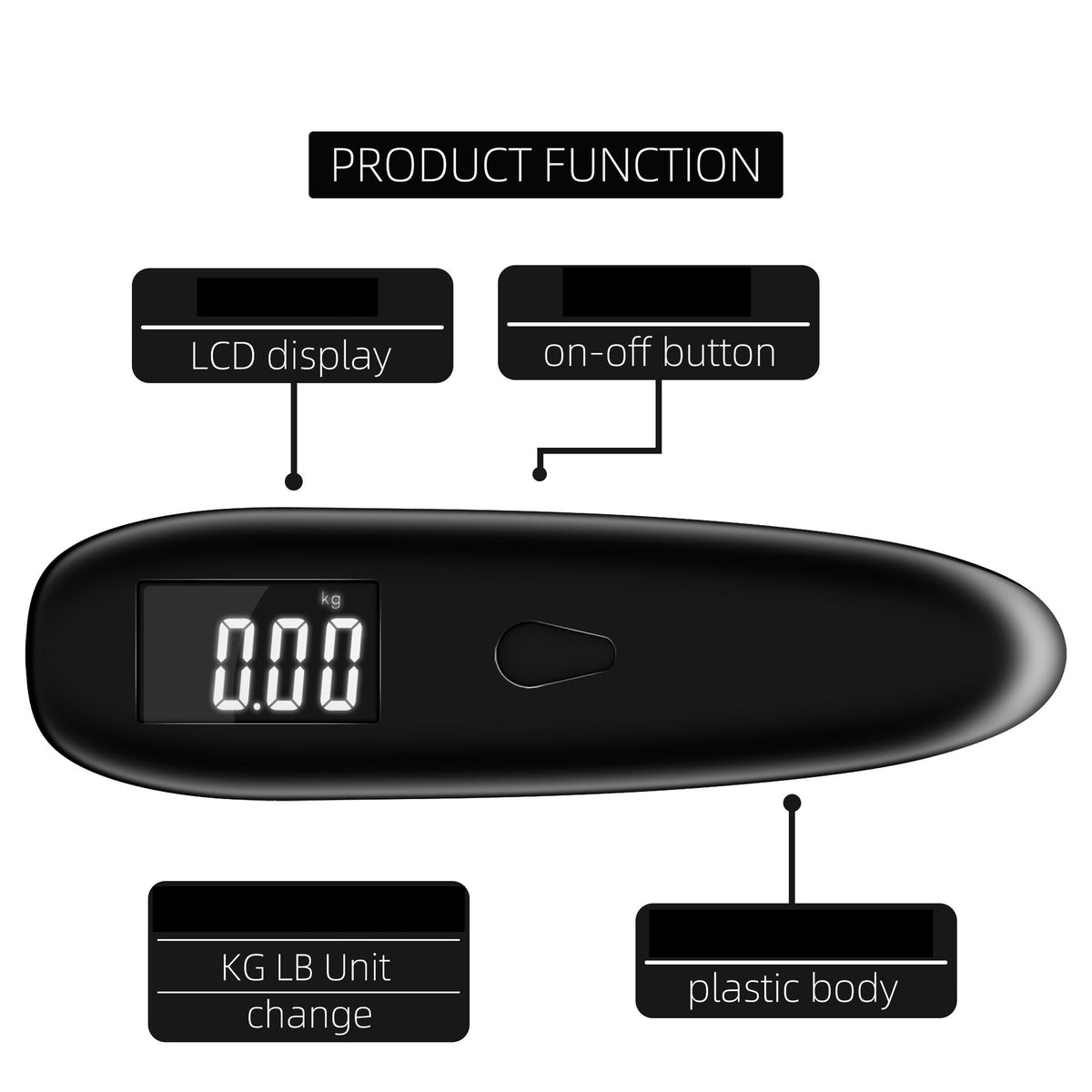Portable Handheld Electronic Luggage Scale - view 5