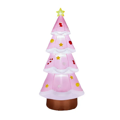 7.2FT Lighted Christmas Inflatable Decoration, Inflatable Christmas Tree - view 8