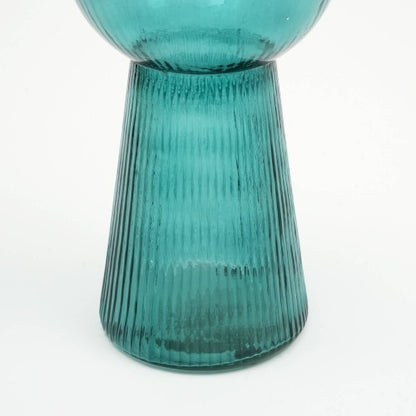 Modern Funnel Flare Glass Large Vase Inch Elegant Tall Decorative Vase For Home - view 5