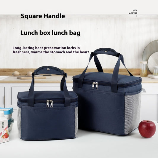 Thermal Bag Student Lunch-box Bag Waterproof Portable Lunch Bag