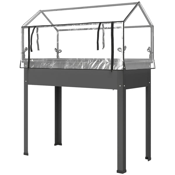 Garden Bed With Mini Greenhouse - view 2