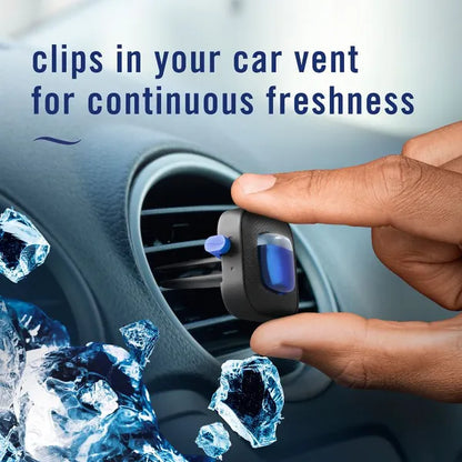 Car Air Freshener Vent Clip - 0.14 Fl Oz/2pk: Adjustable Fragrance, Phthalate-Free