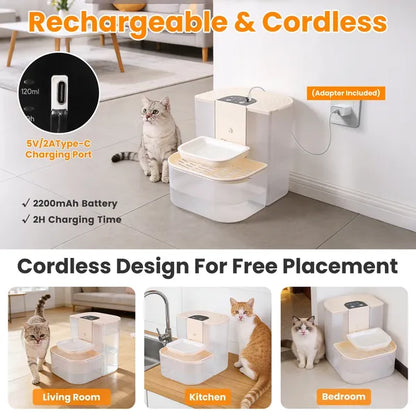 Smart Automatic Pet Water Dispenser, Automatic Pet Water Dispenser With Dual Tank - view 5