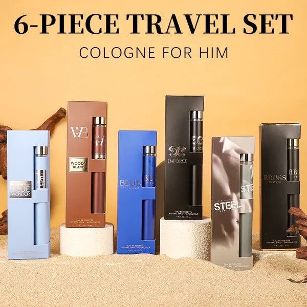 6pcs Set, 1.18fl.oz 35ml Each Bottle, Men's Eau De Toilette Spray, Long-Lasting Perfume, 6 Different Scent - view 10