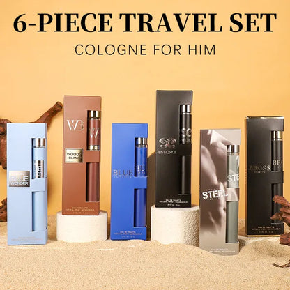 6pcs Set, 1.18fl.oz 35ml Each Bottle, Men's Eau De Toilette Spray, Long-Lasting Perfume, 6 Different Scent - view 10