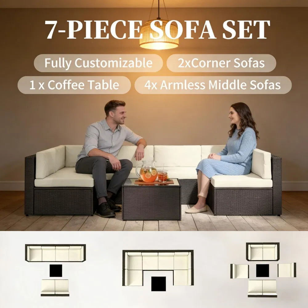 Pieces Patio Furniture Set - view 3