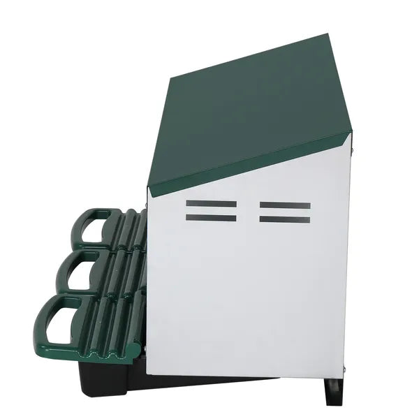 3 Compartment Roll Out Chicken Nesting Box With Plastic Basket, Egg Nest Box Chicken Laying Box Hens Chicken Coop Box - view 4