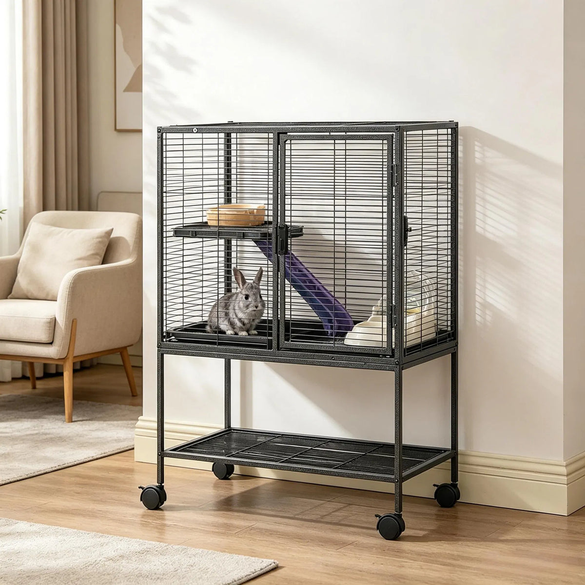 Animal Cage with Non-Slip and Easy to Clean for Outdoor - view 5