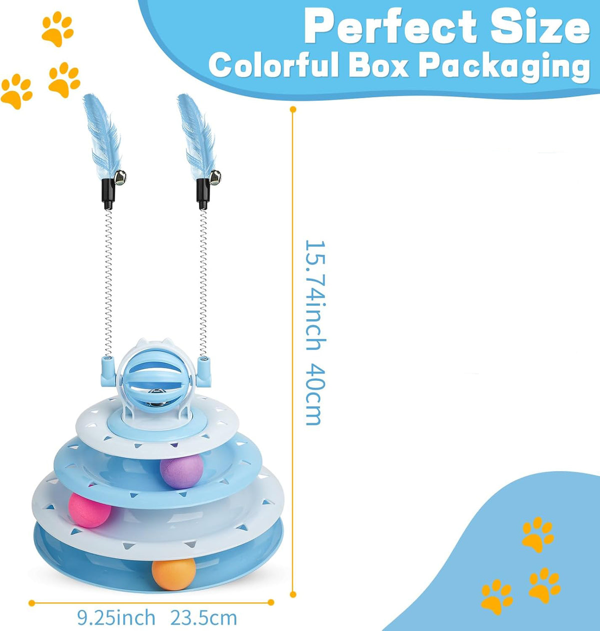 Cat Toys For Indoor Cats Kitten Toys Interactive Cat Toy Cat Puzzle Toy Cat Ball Toy - view 5
