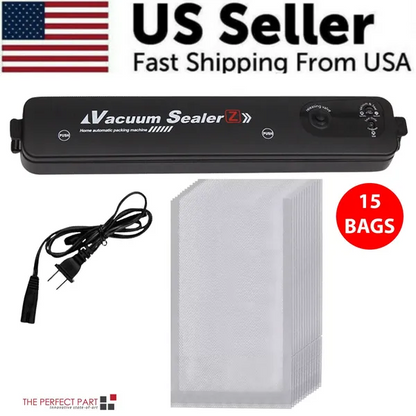 Vacuum Sealer Machine Food Preservation Storage Saver Automatic With Seal Bag - view 2
