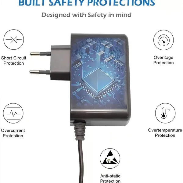 26.1V Charger Adapter, Compatible With Dyson V6 V7 V8 Cordless Vacuum Cleaner Models - view 3