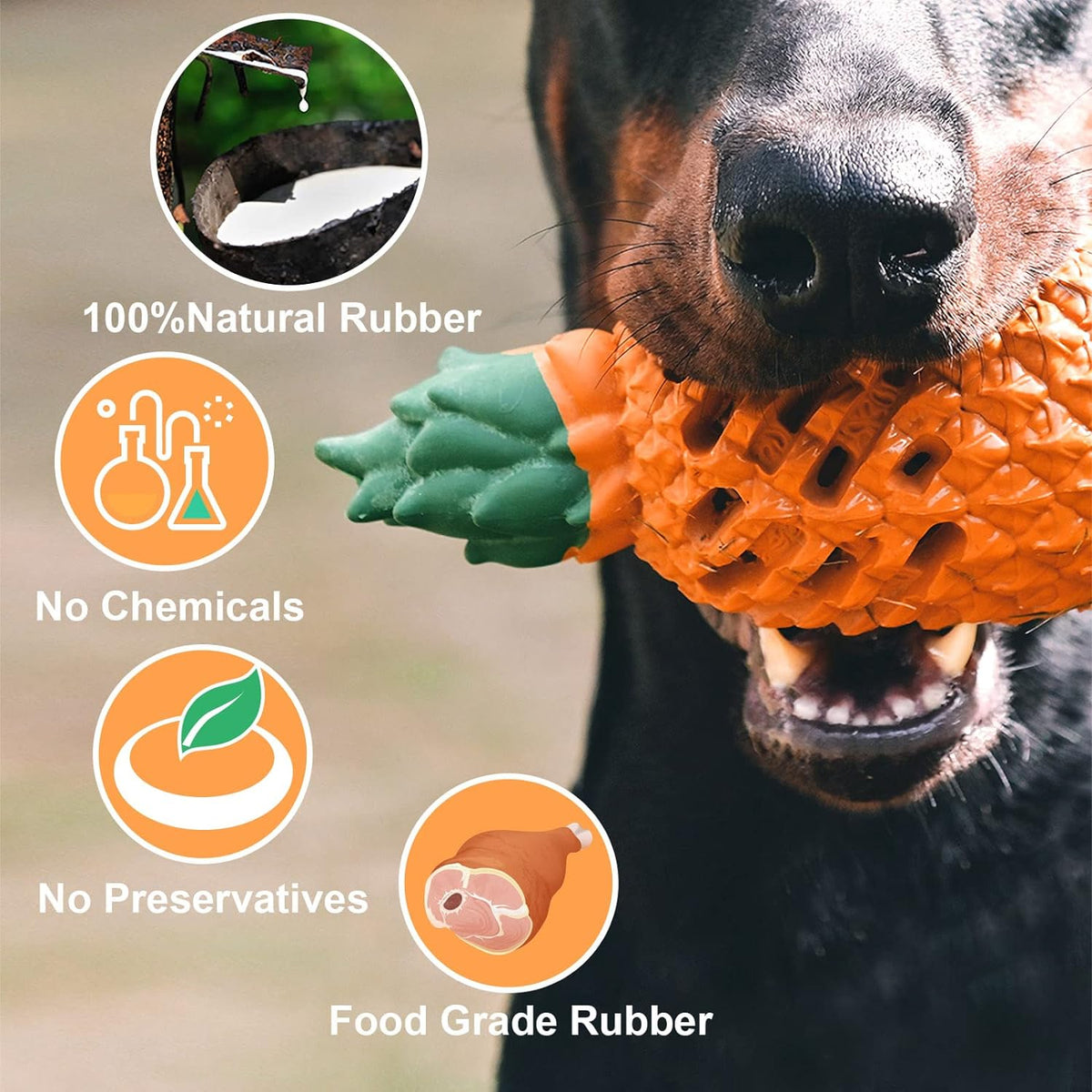 Dog Toys For Dogs Pineapple Dog Chew Toys For Aggressive Chewers Indestructible Dog Toys For Aggressive Chewers Dog - view 5