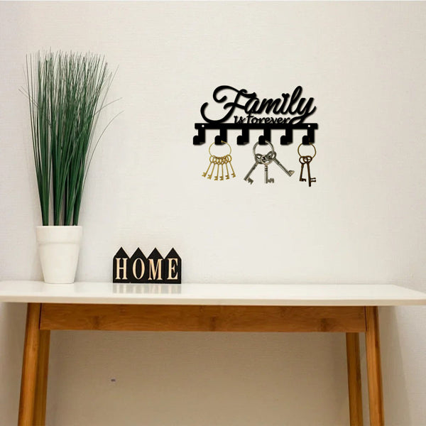 Modern Wall Mounted Key Holder with Shelf Entryway Organizer for Home Decor and Storage - view 8