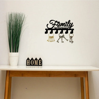 Modern Wall Mounted Key Holder with Shelf Entryway Organizer for Home Decor and Storage - view 8