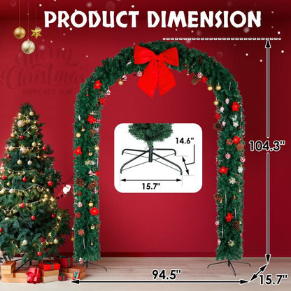 240x40x265cm PVC Christmas Arch - view 4