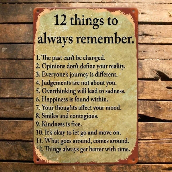 8x12 Inch ( 20.3x30.5cm ) Vintage Rustic Aluminum Sign Farmhouse For Home - view 2