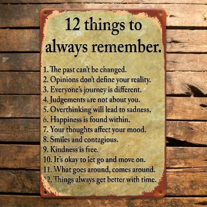 8x12 Inch ( 20.3x30.5cm ) Vintage Rustic Aluminum Sign Farmhouse For Home - view 2