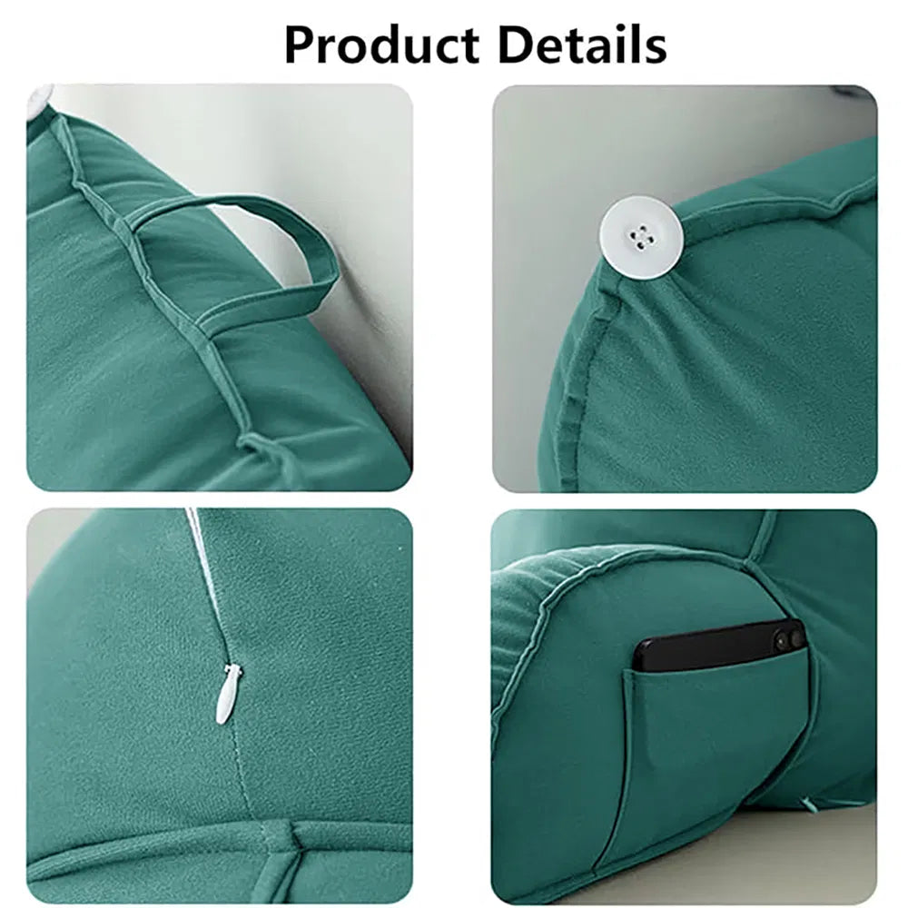 Sofa Bed Head Reading Pillow, 85x60cm, 5 Colors - view 3