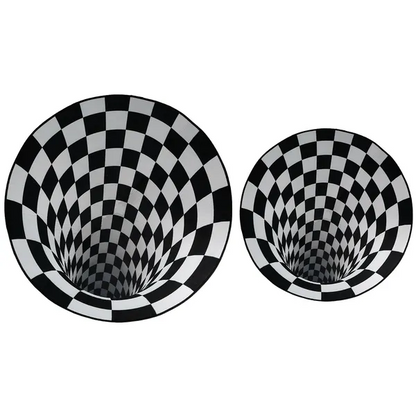 3D Visual Floor Area Mat Anti-slip Illusion Rug Doormat Round Living Room Carpet Mat - view 5