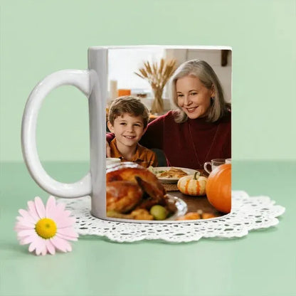 Custom Mug 11oz Christmas Photo Gift - Must Upload The Image - view 6